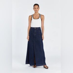 DISSH Denim Maxi Skirt